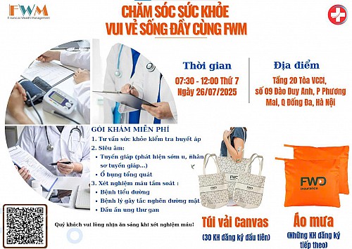 CHĂM SÓC SỨC KHỎE VUI VẺ SỐNG ĐẦY CÙNG FWM